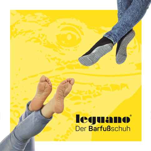 Flyer leguano - Der Barfußschuh